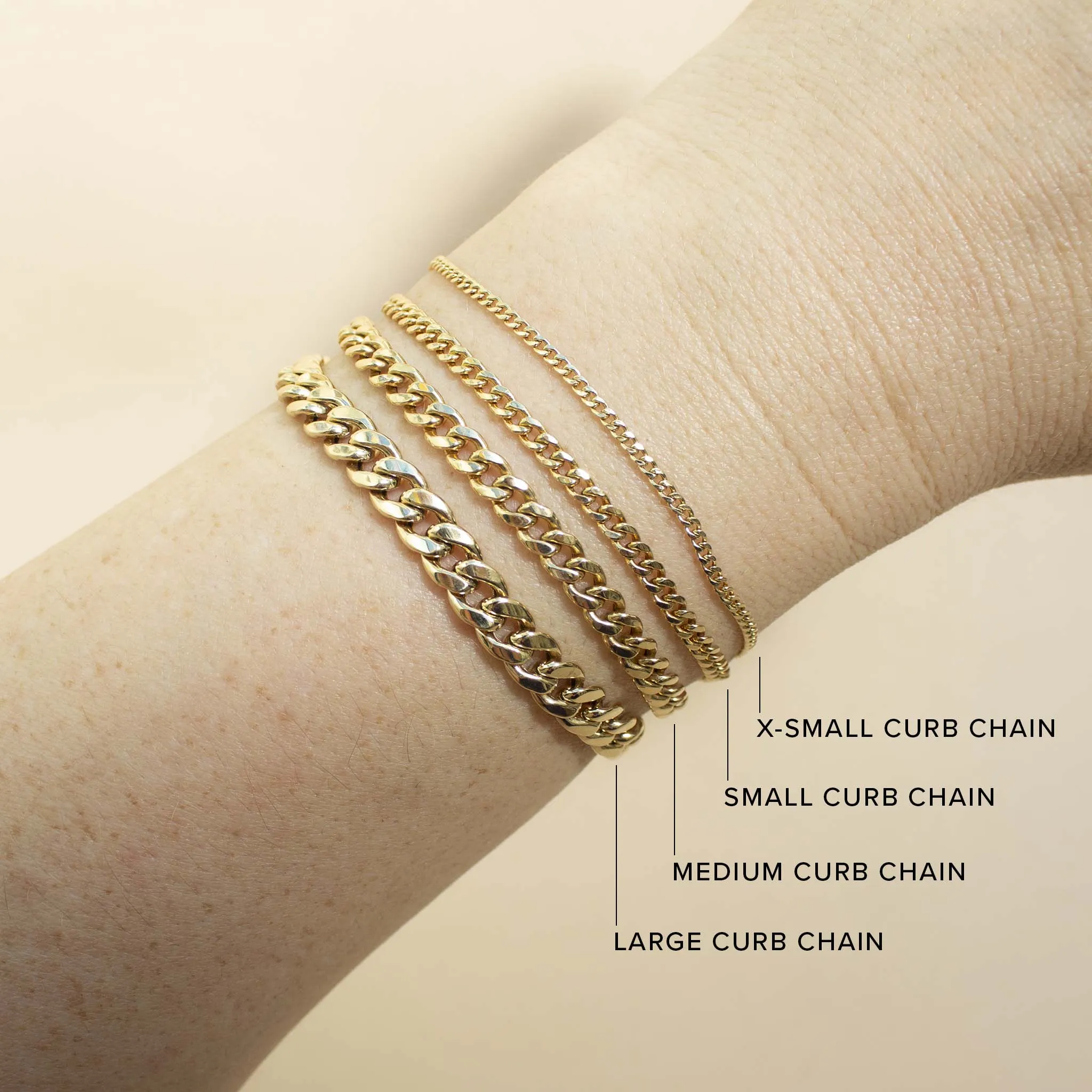 14k Emerald Cut Emerald Small Curb Chain Bracelet