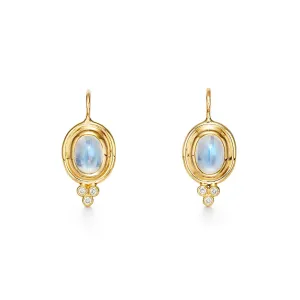 18K Classic Oval Earrings
