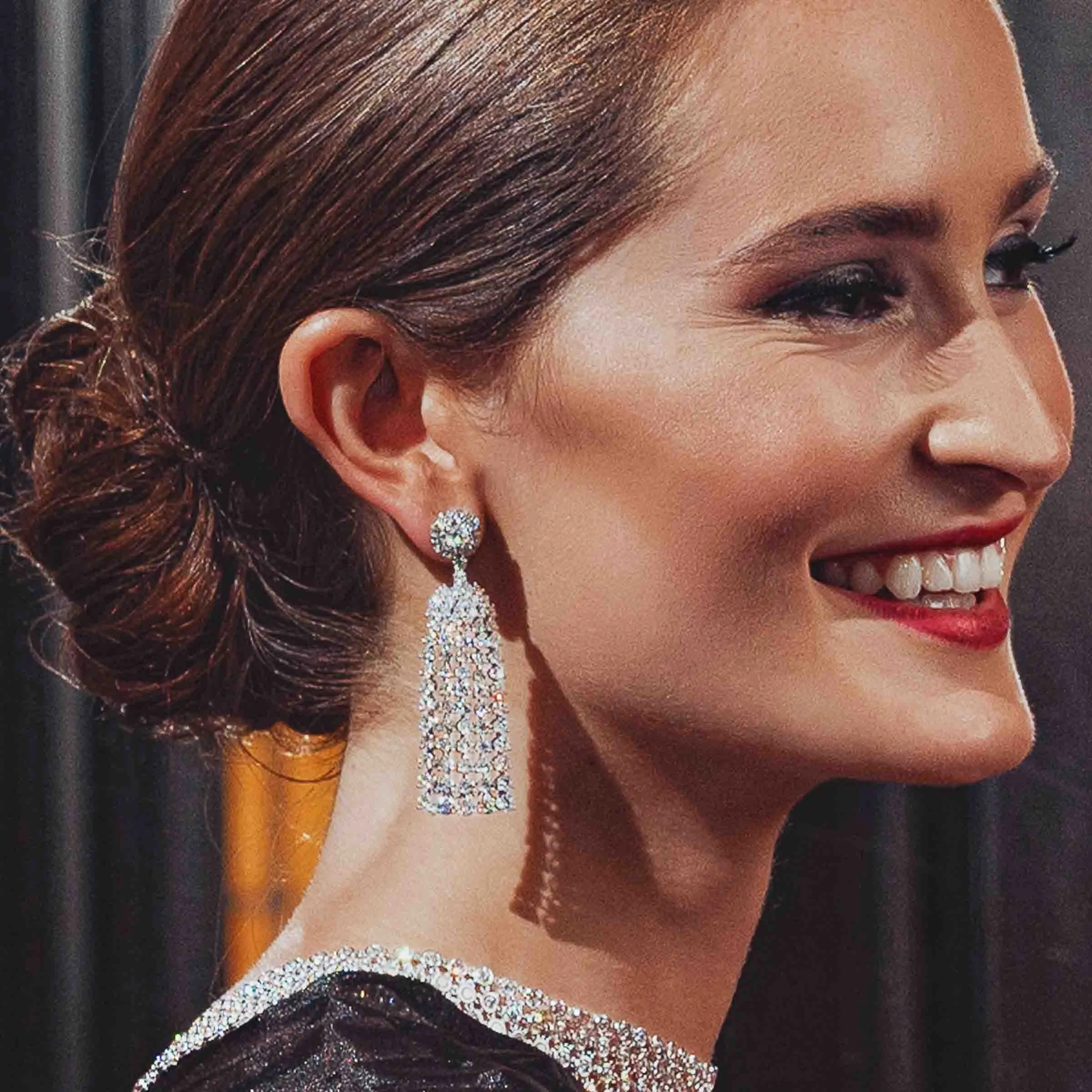 19.54 Carat Diamond Chandelier Earrings