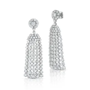19.54 Carat Diamond Chandelier Earrings