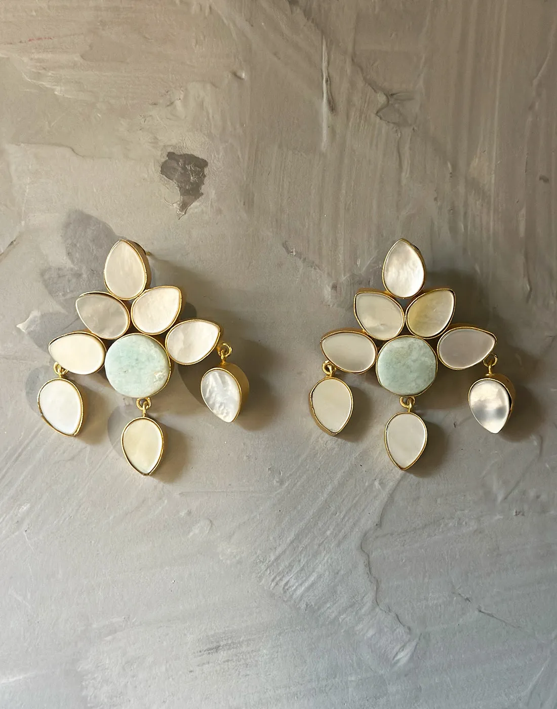 Amazonite Chandelier Earrings