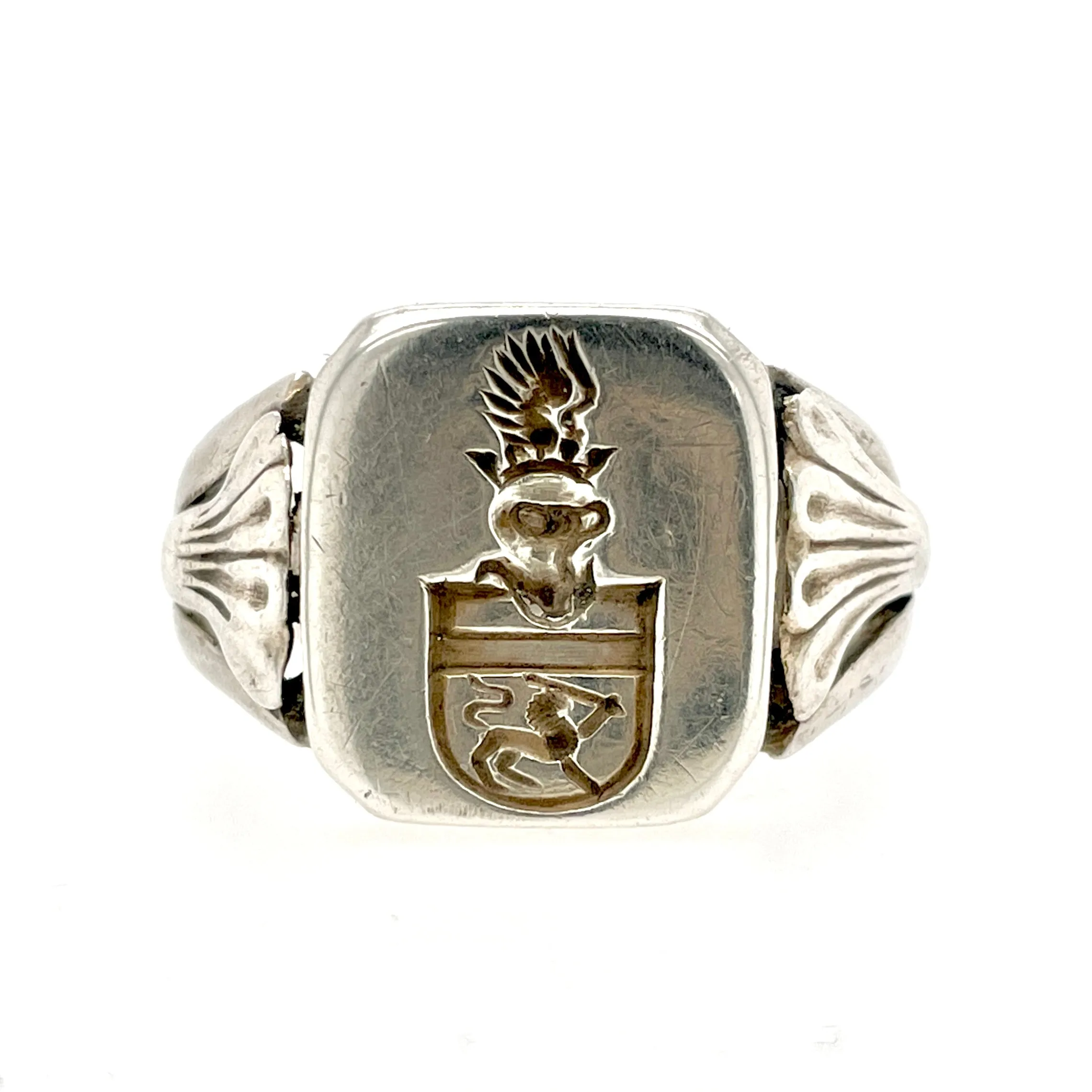 Art Deco Polish Signet Ring