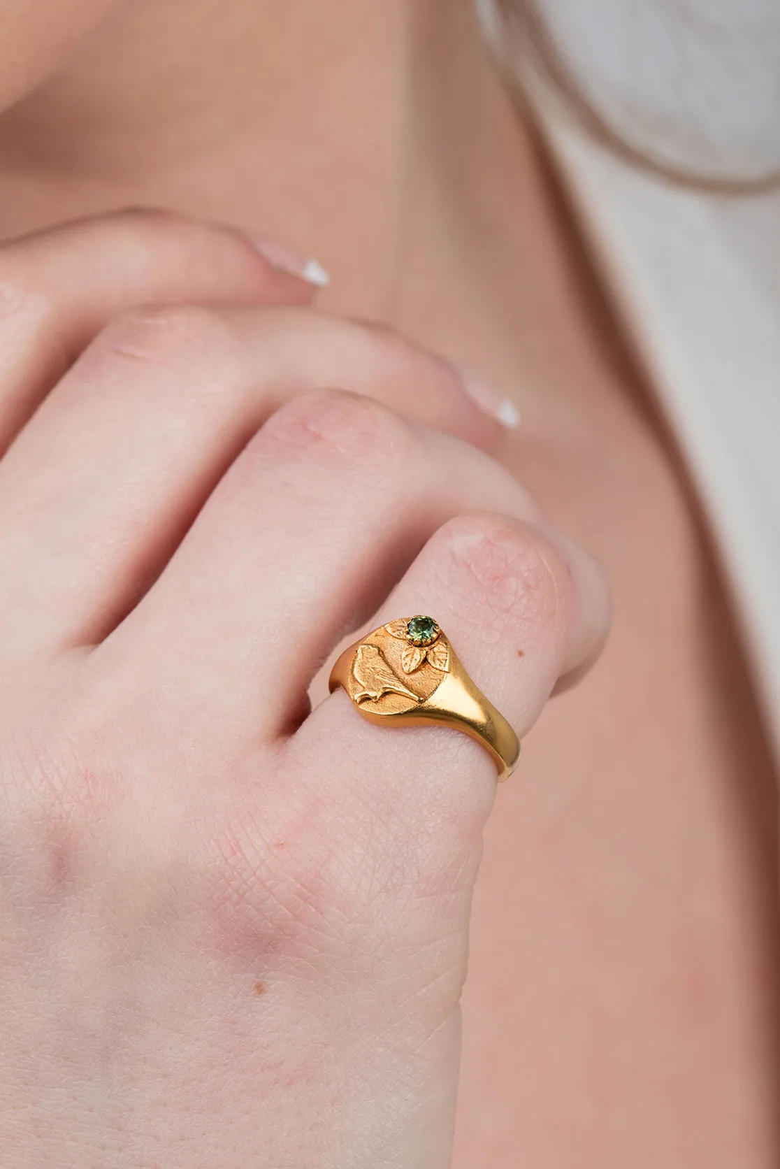 Bird Signet Ring