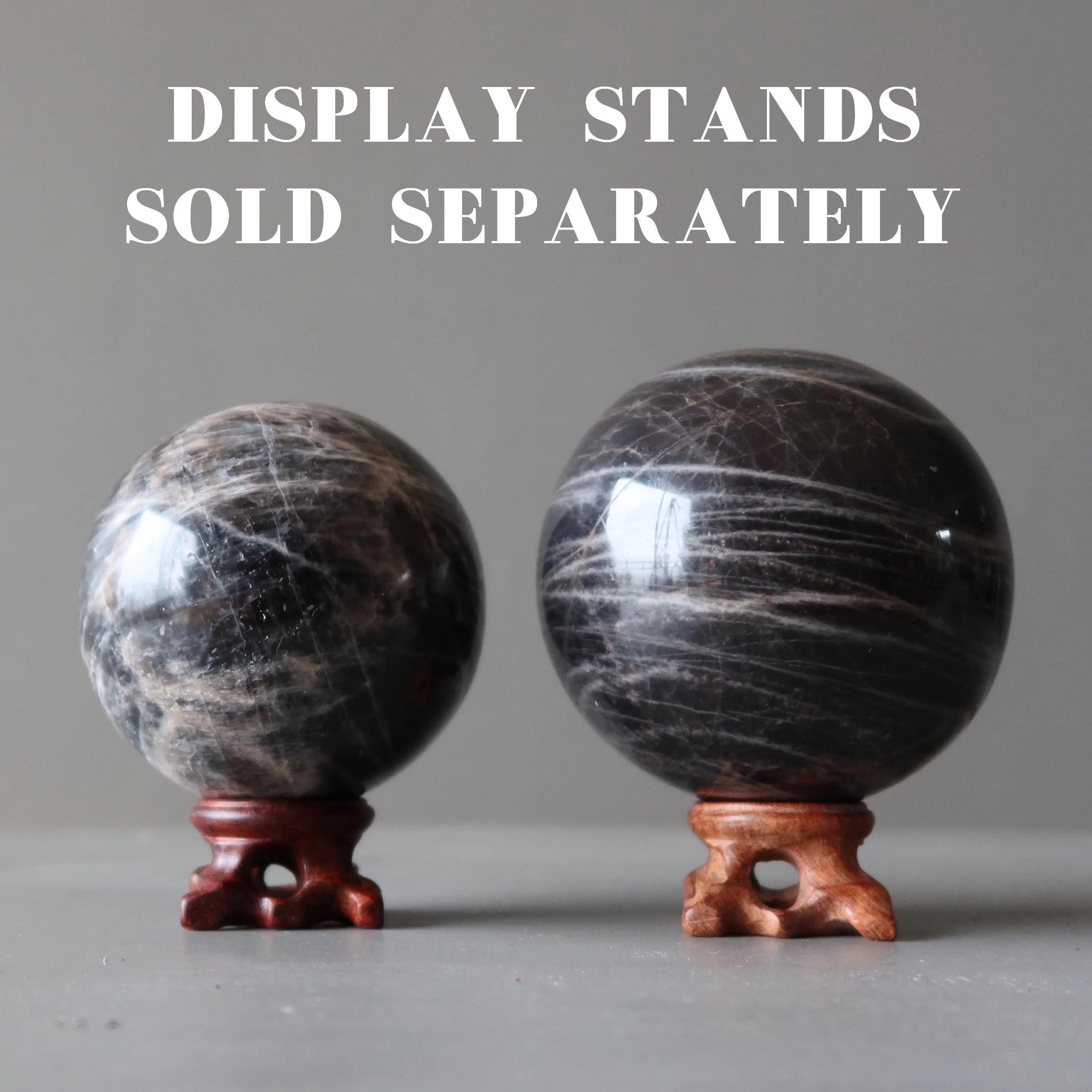 Black Moonstone Sphere New Ventures Crystal Ball