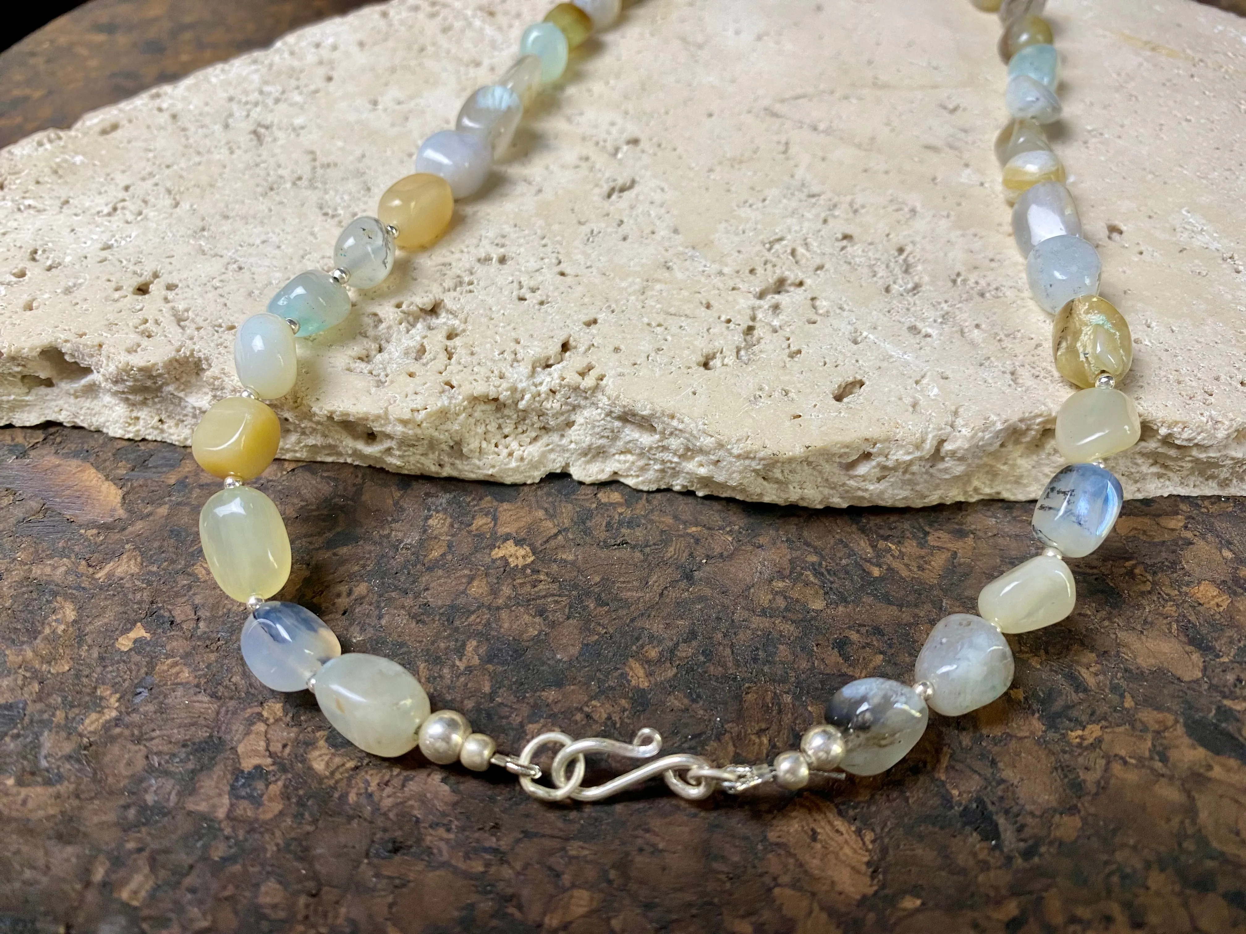 Blue Opal Necklace