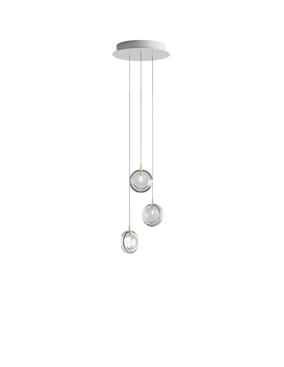 Chandeliers lens 3 pcs