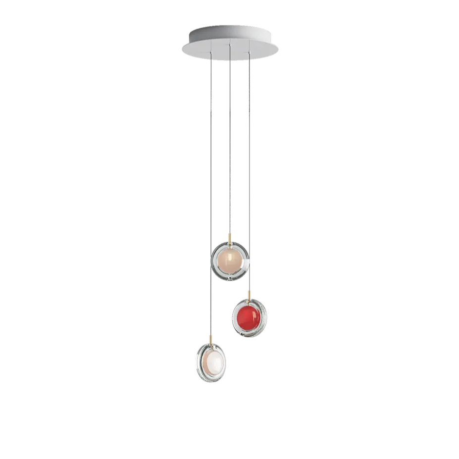 Chandeliers lens 3 pcs