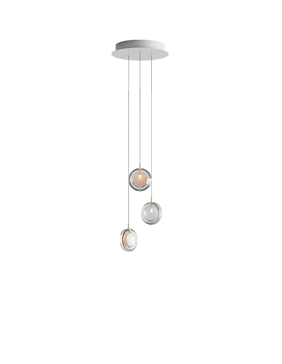 Chandeliers lens 3 pcs