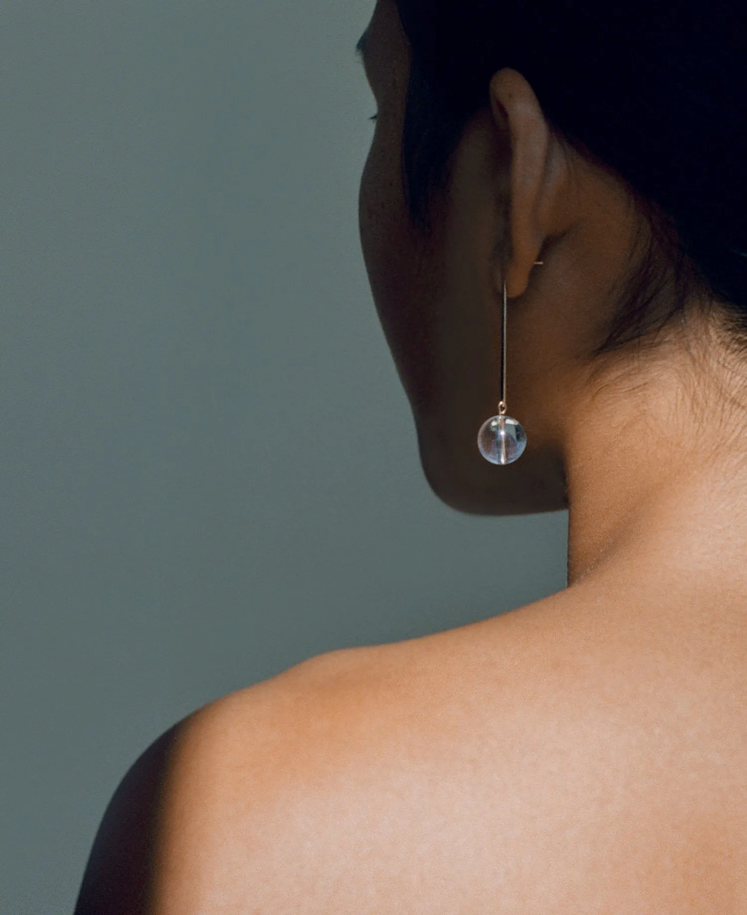 Crystal Quartz Drop Earrings