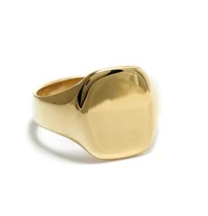 Curved-Cornered Signet Ring