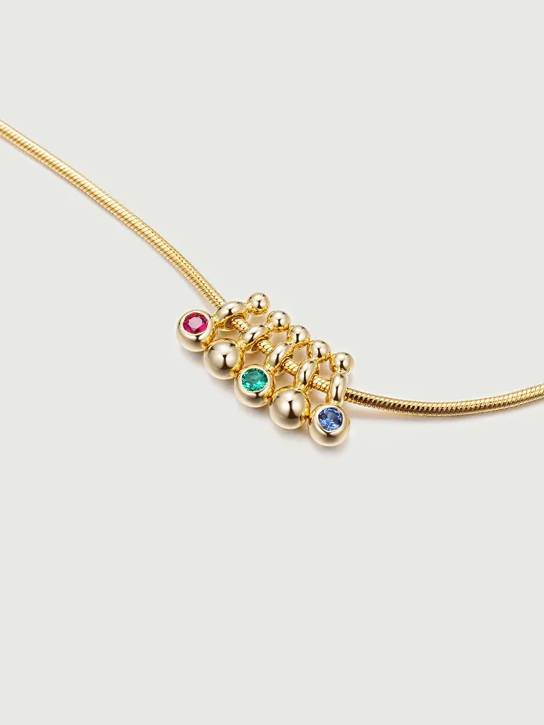 Domino Snake Chain Necklace