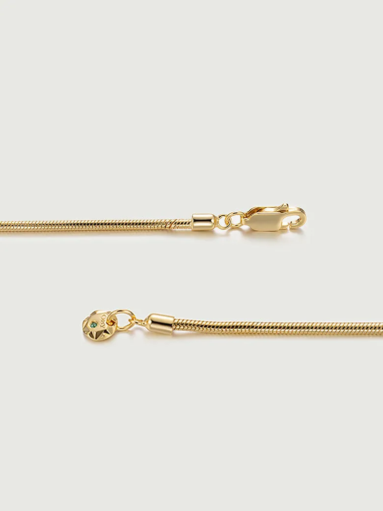 Domino Snake Chain Necklace