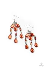Earrings Clear The HEIR - Orange E118