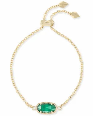 Elaina Gold Emerald Bracelet