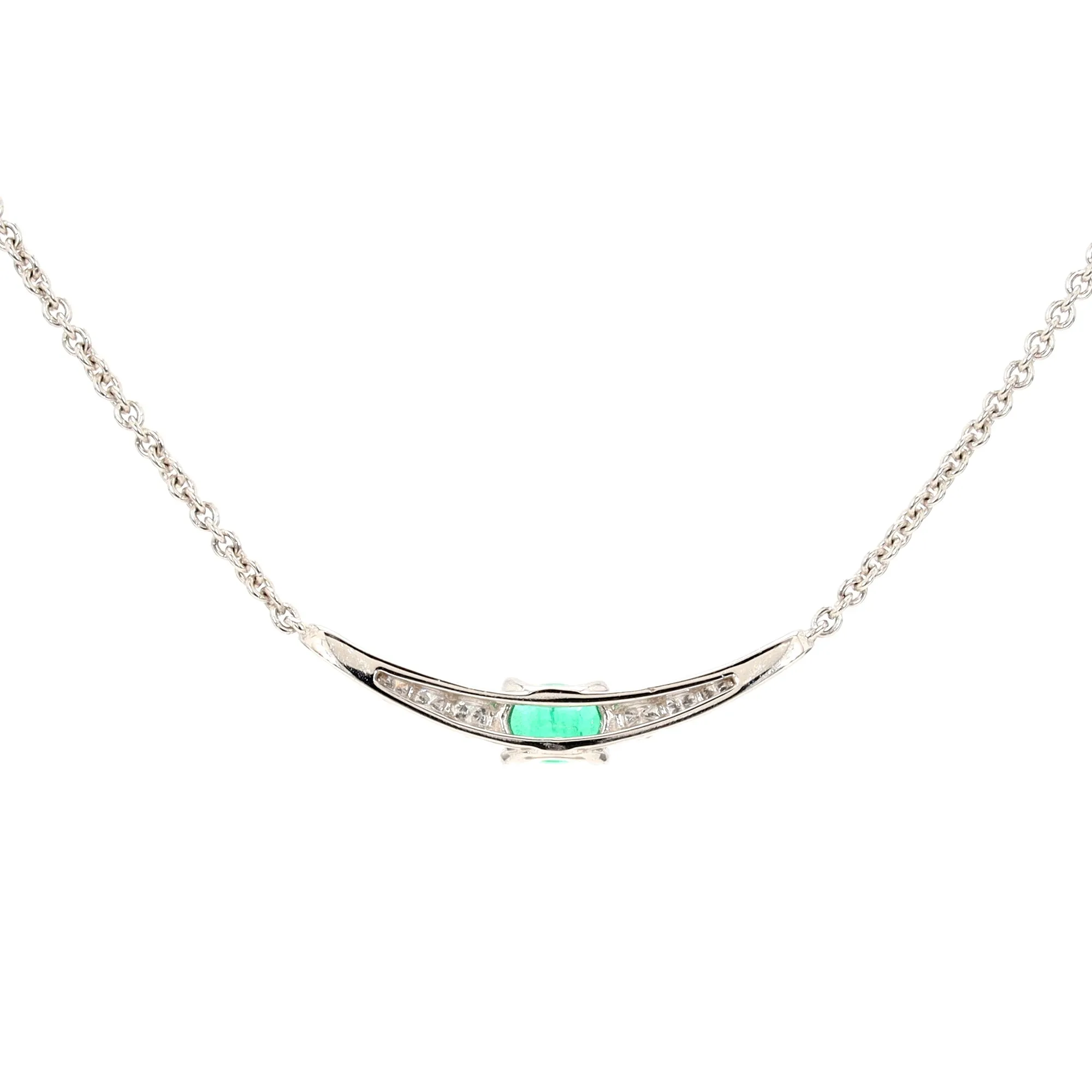 Emerald and Diamond Necklace
