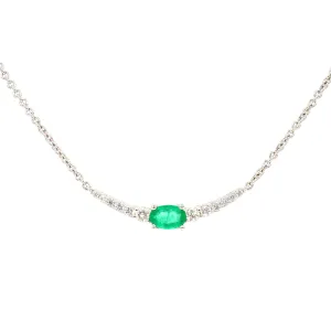 Emerald and Diamond Necklace