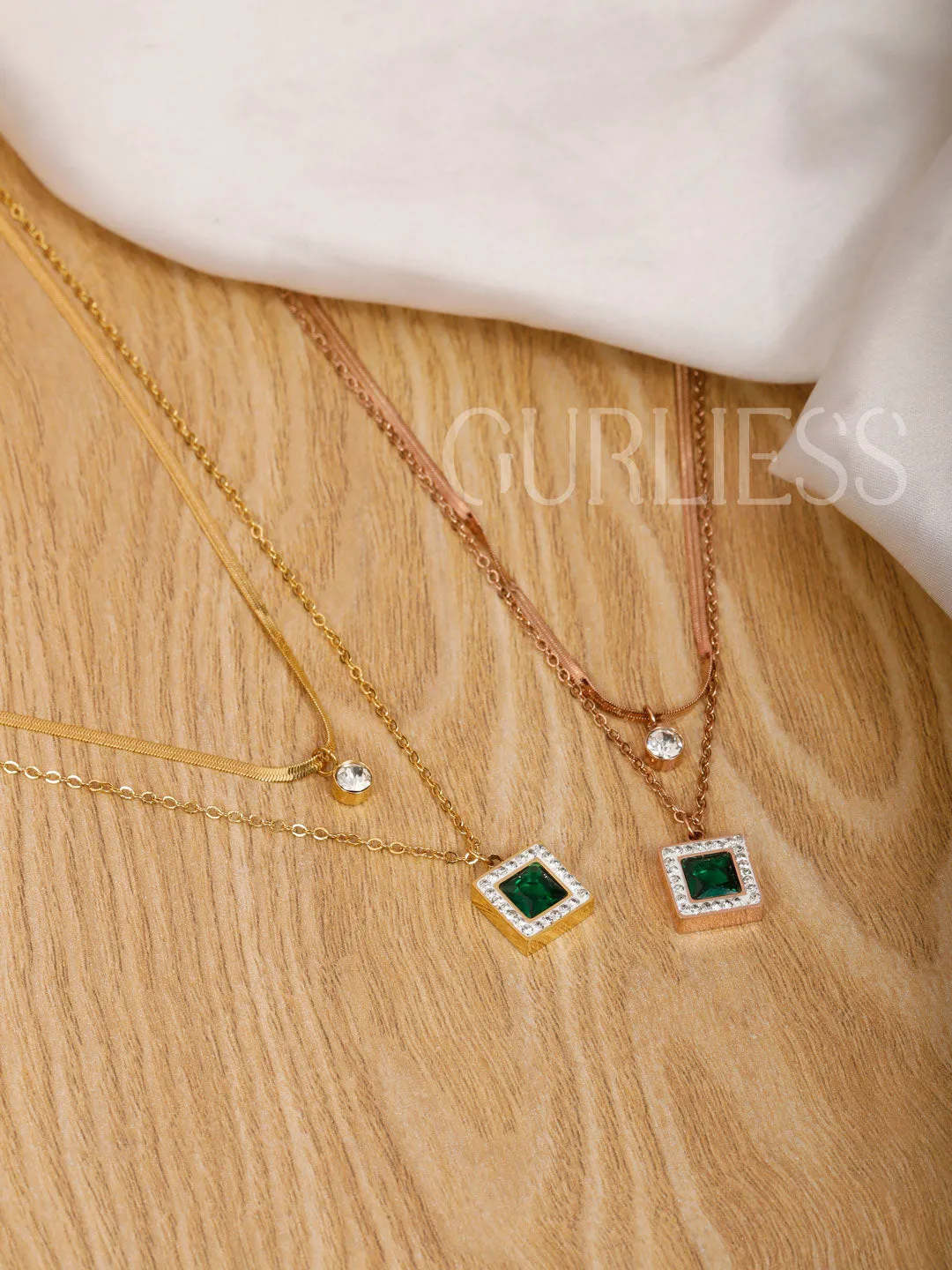 Emerald Attention Pendants