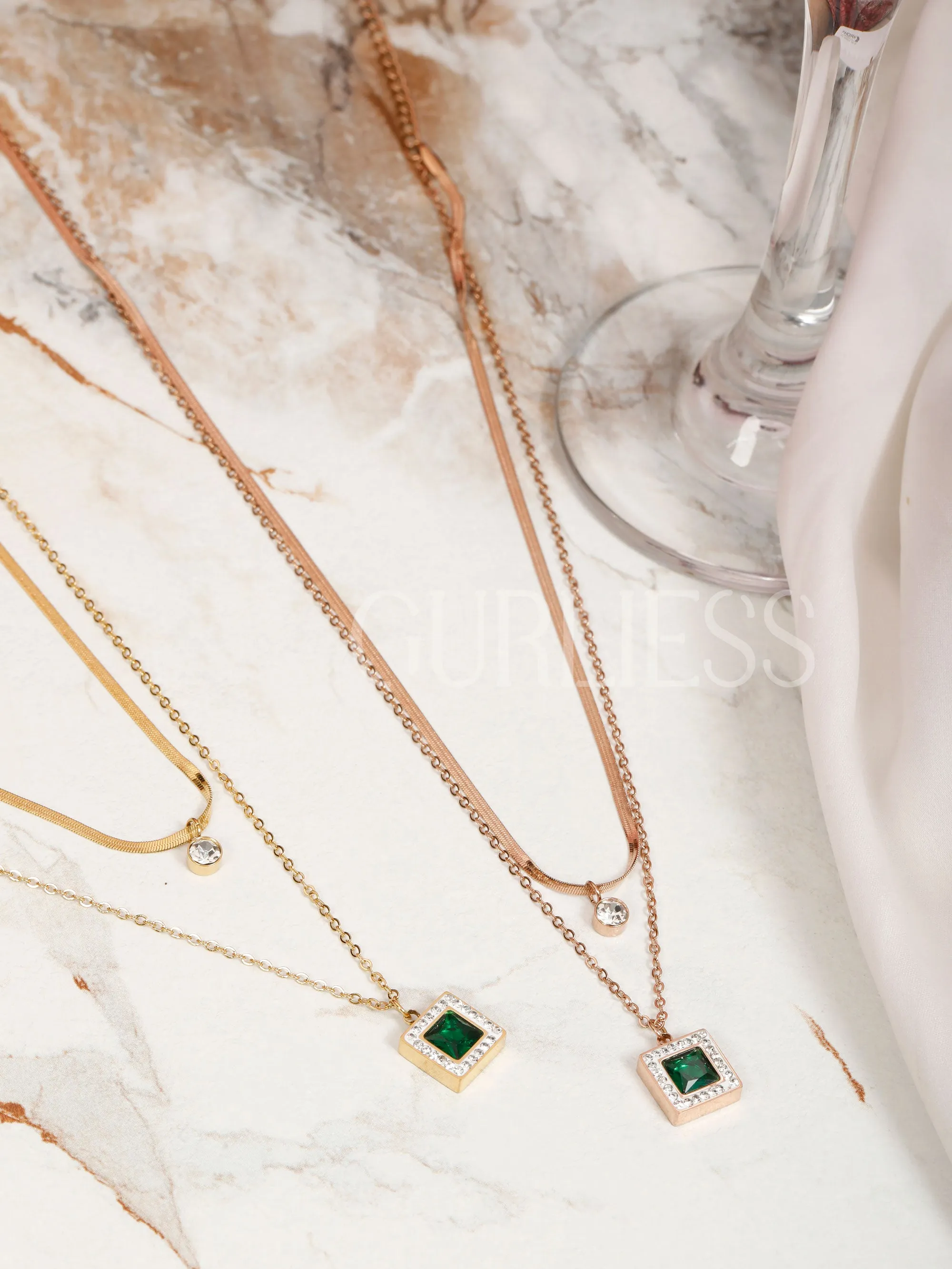 Emerald Attention Pendants