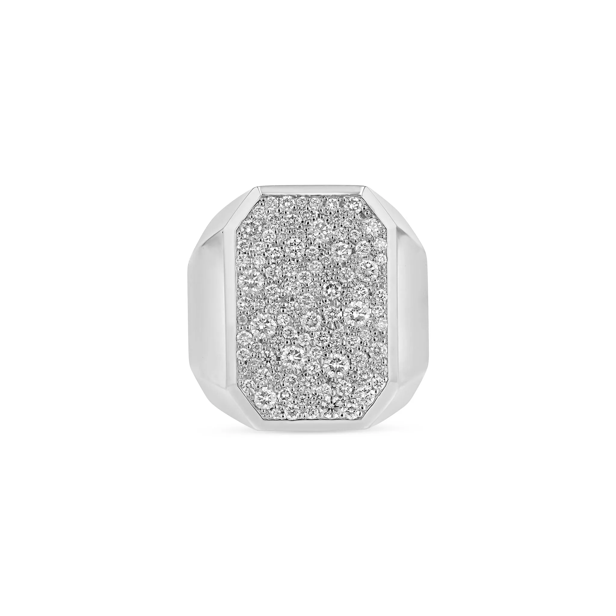 Emerald Galaxy Signet Ring