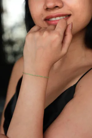 Emerald Tennis Bracelet
