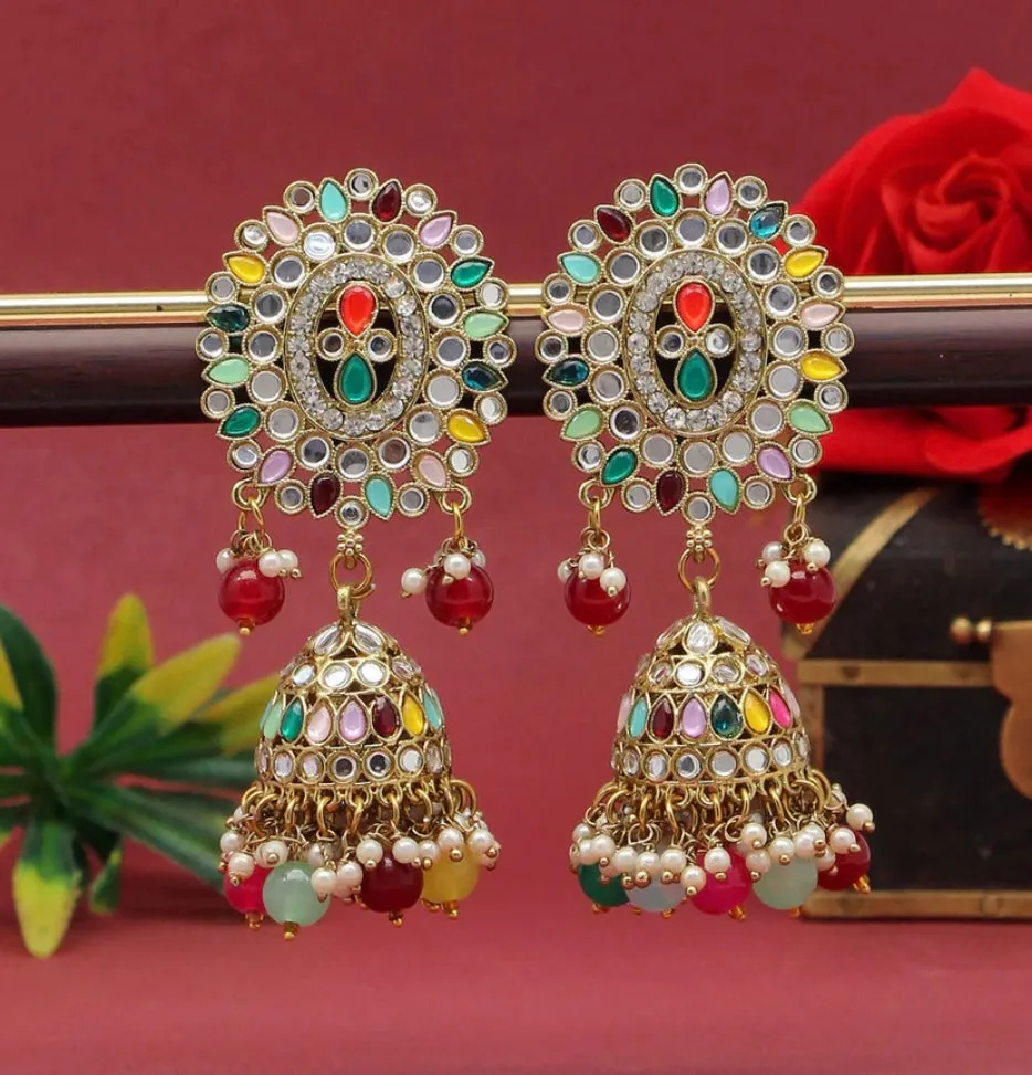 Fashion Chandelier Jhumka Earrings