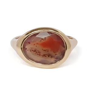 Freeform Carnelian Ring