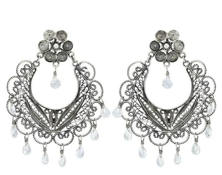 Frida chandelier post earrings