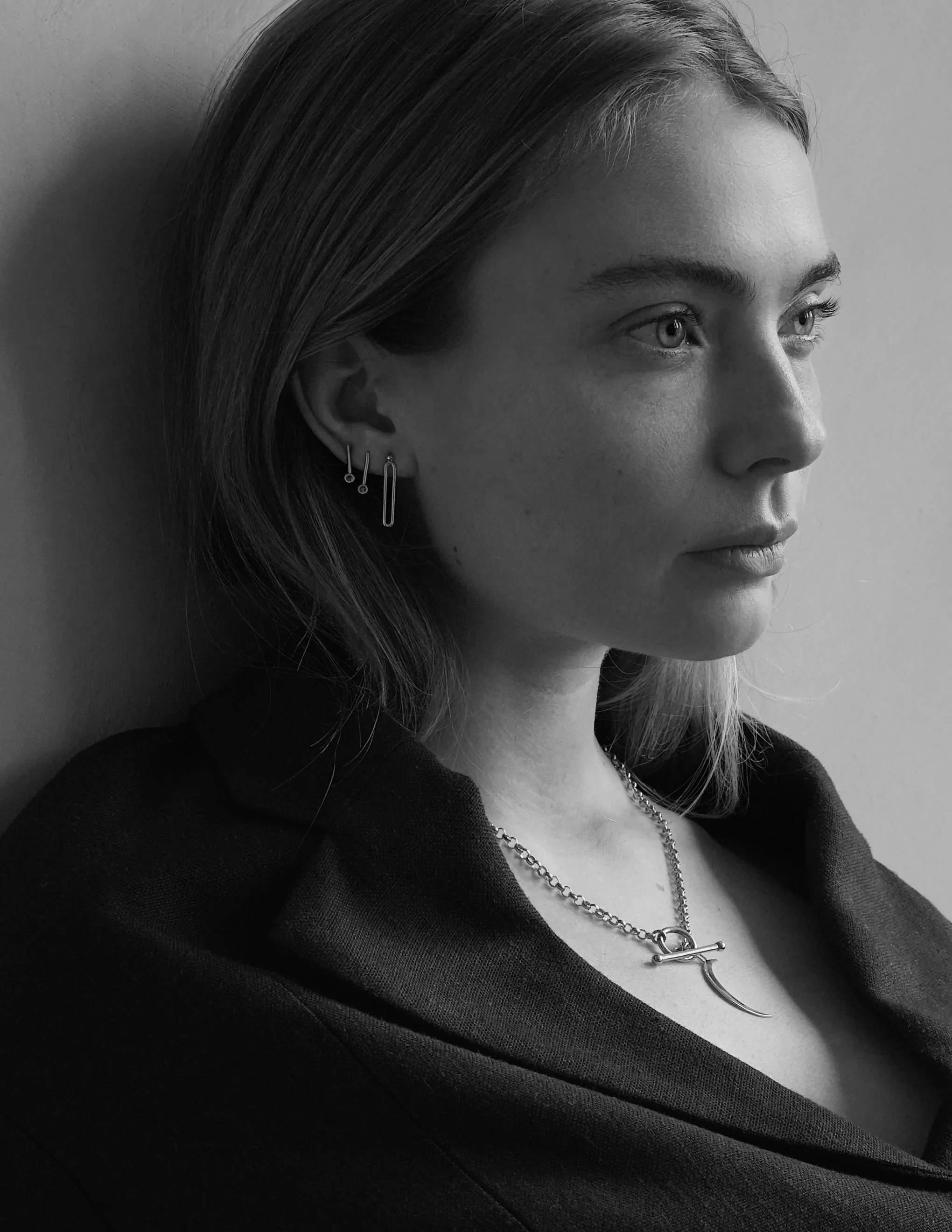 Fume Earring <br> Silver