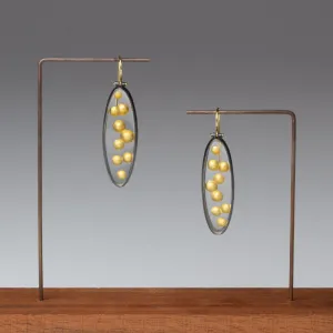 Gold Bubble Earrings