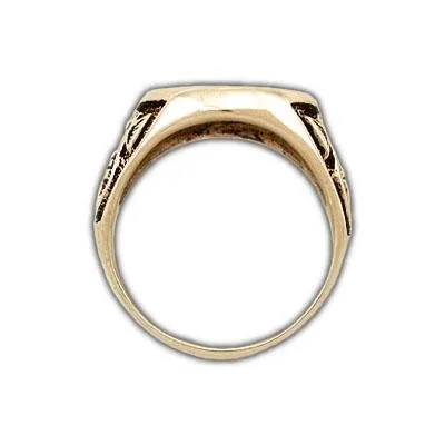 Gold Order of The Dragon Signet Ring