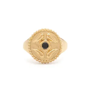 Guardian Ring - Black C.Z.