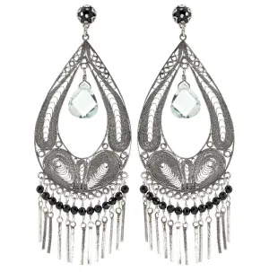 Large chandelier earrings