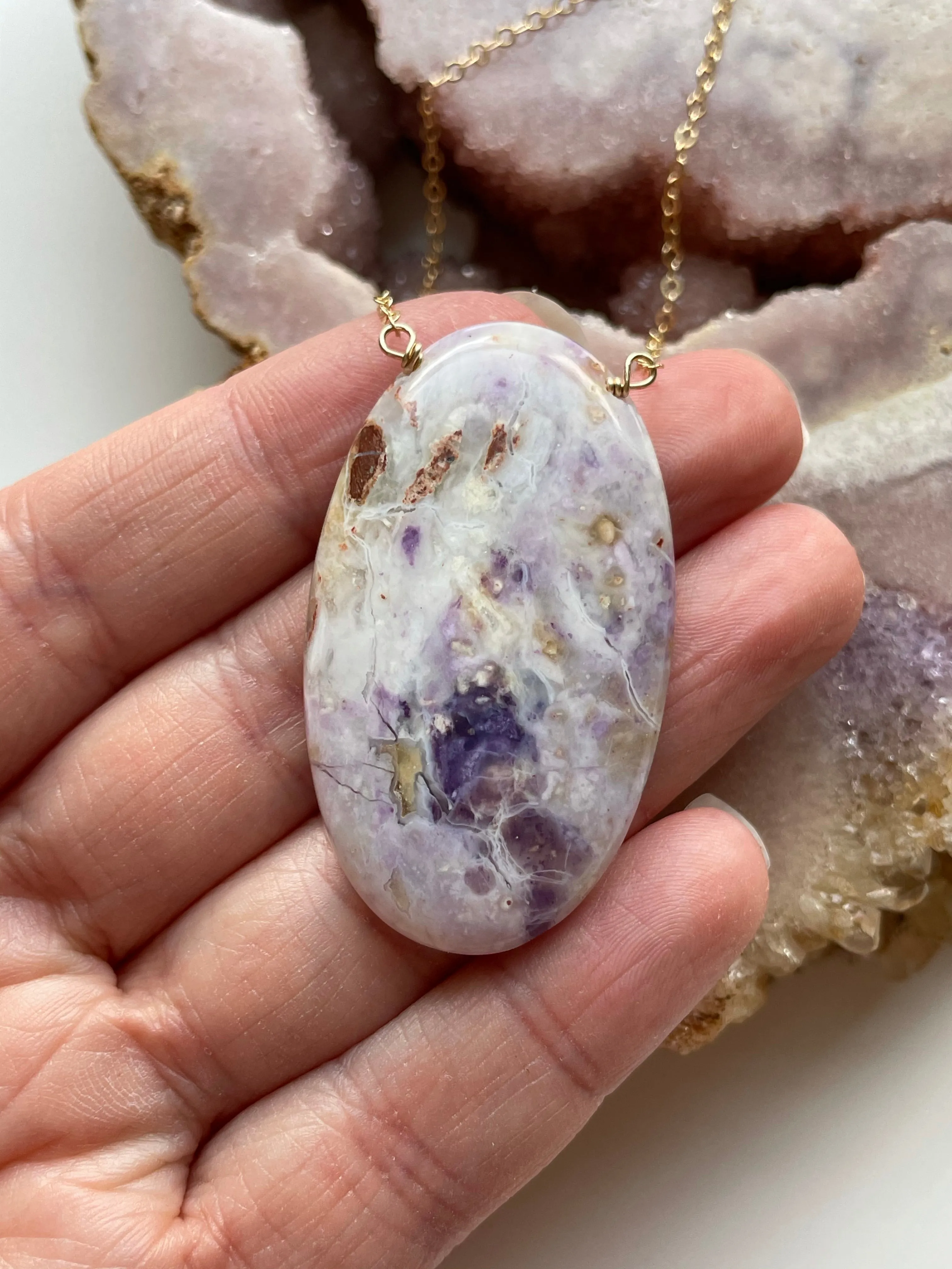 Large Purple Tiffany Morado Opal