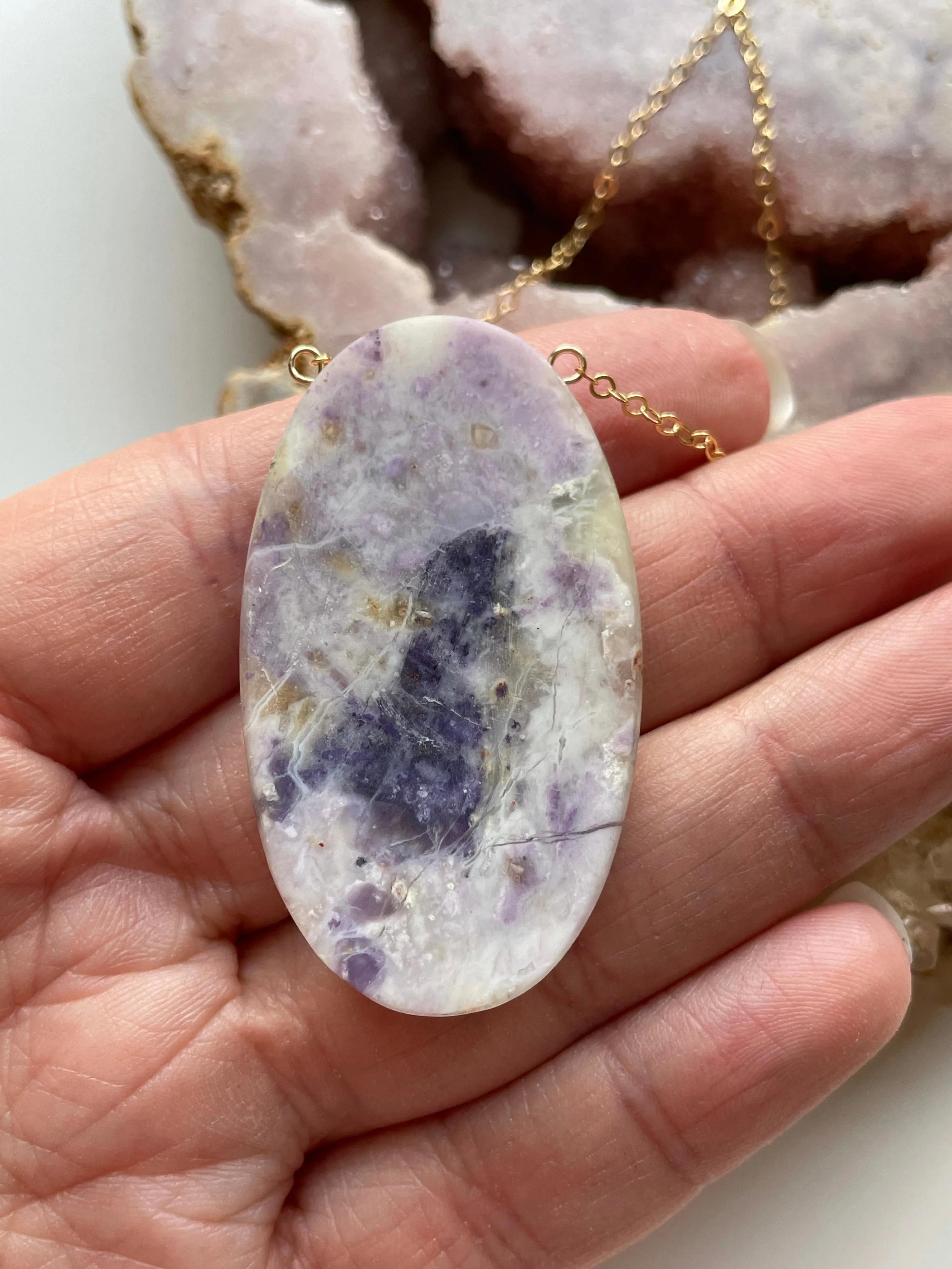 Large Purple Tiffany Morado Opal