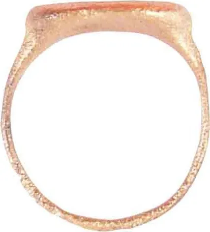 MEDIEVAL EUROPEAN RING C.8TH-11TH CENTURY AD, SIZE 7 ½
