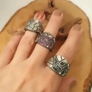 Mens Gemstone Ring
