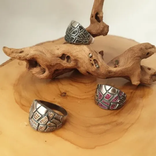 Mens Gemstone Ring