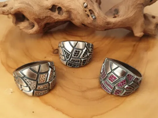 Mens Gemstone Ring