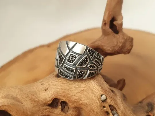 Mens Gemstone Ring