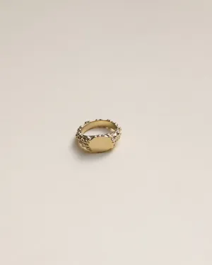 Meredith Signet Ring 14K Recycled Gold Vermeil