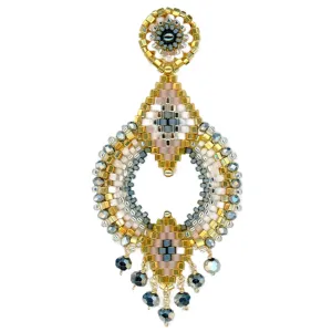 MIGUEL ASES  AUTUMN  SHIMMER EARRINGS