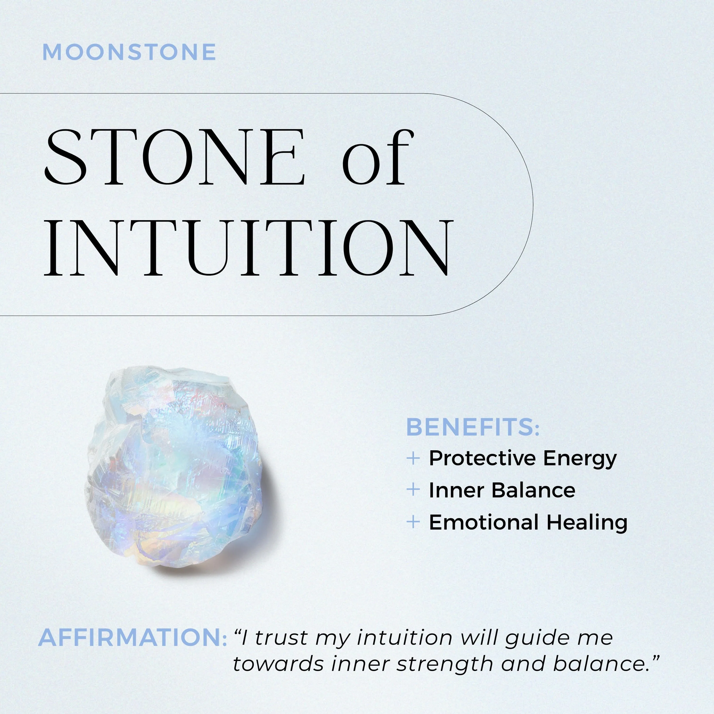 Moonstone Floating Ring - Light