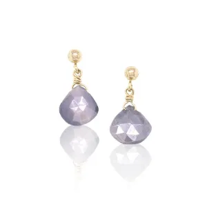 MYSTIC GREY MOONSTONE EARRINGS