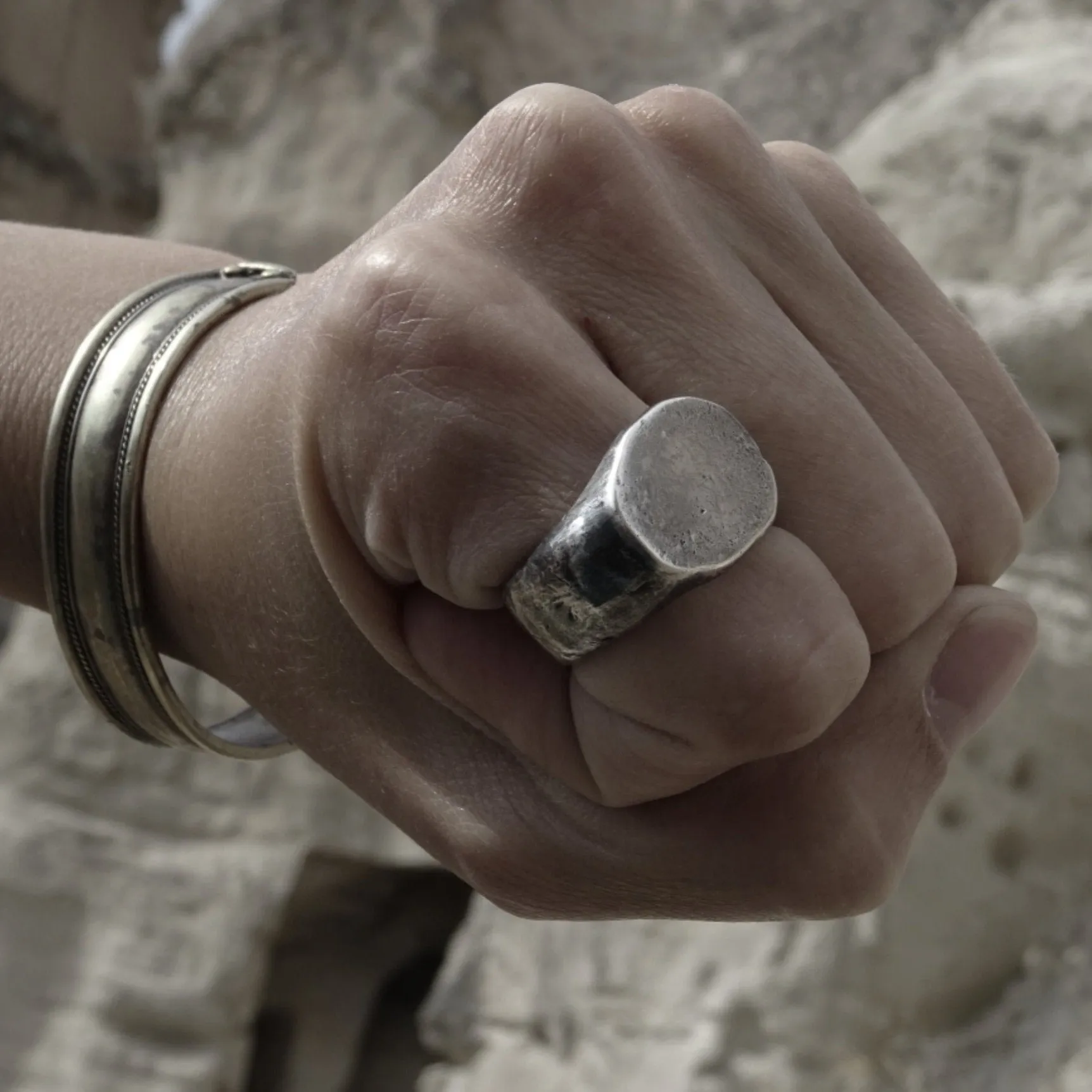 Old mirror ring