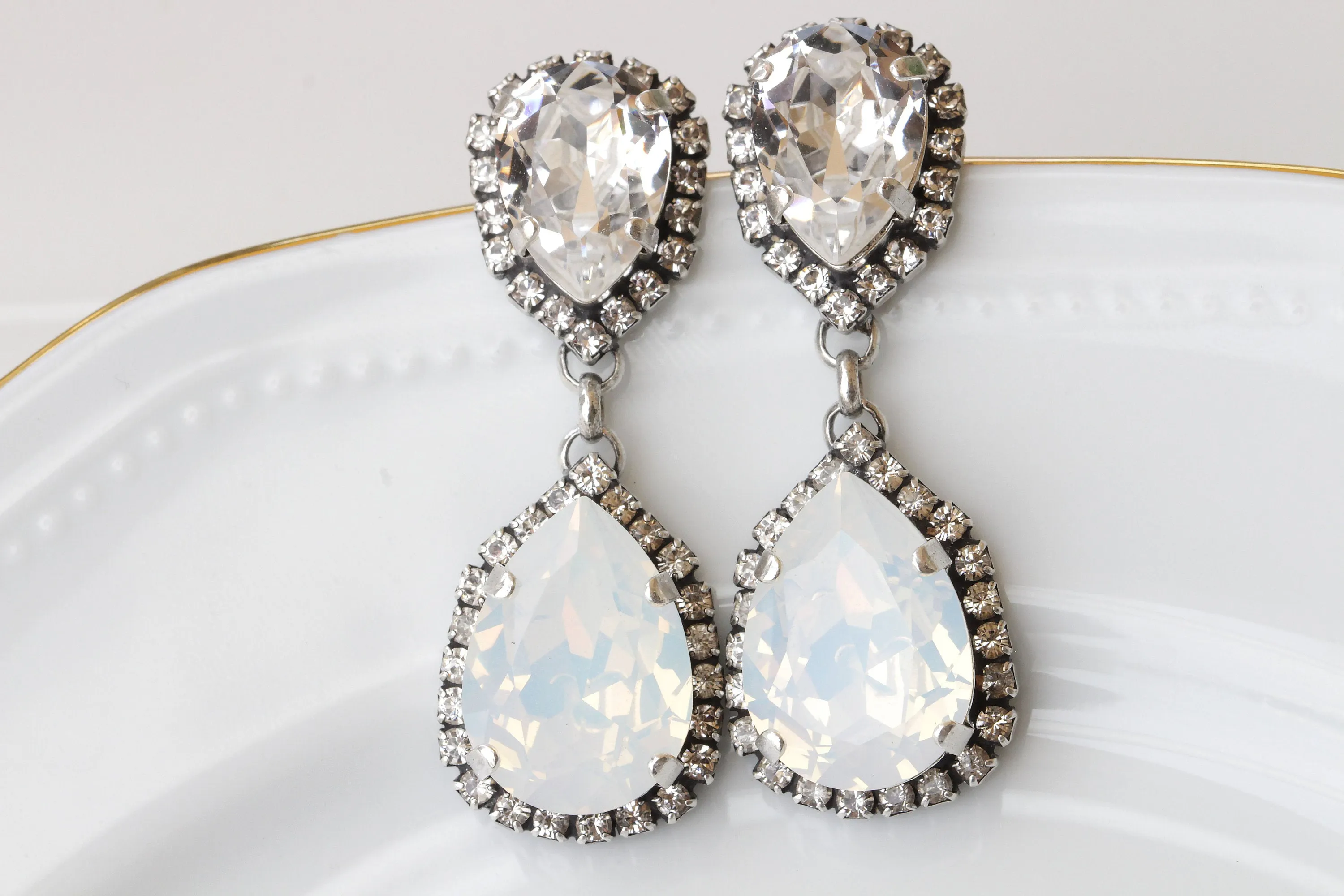 OPAL DANGLE EARRINGS