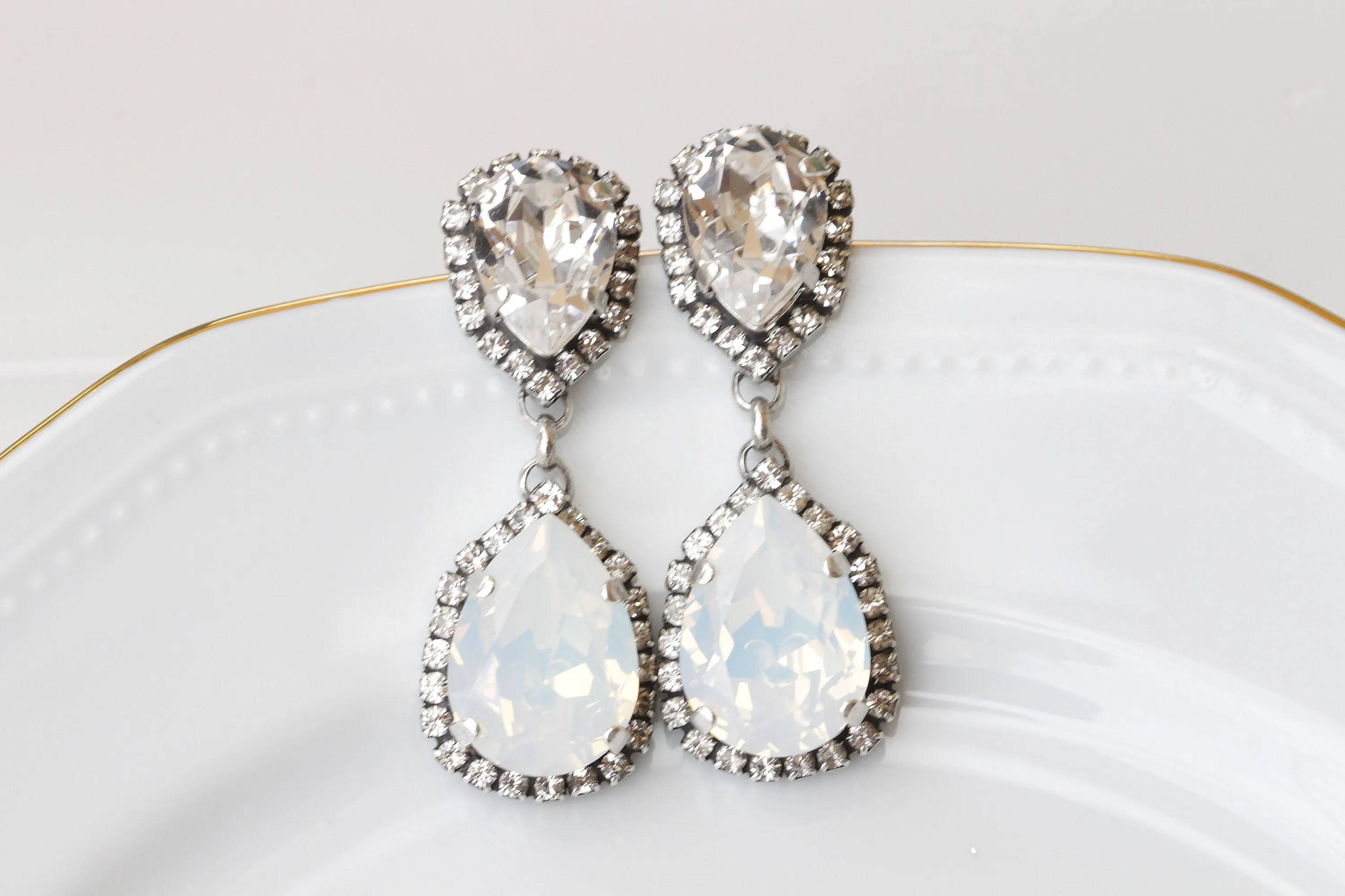 OPAL DANGLE EARRINGS