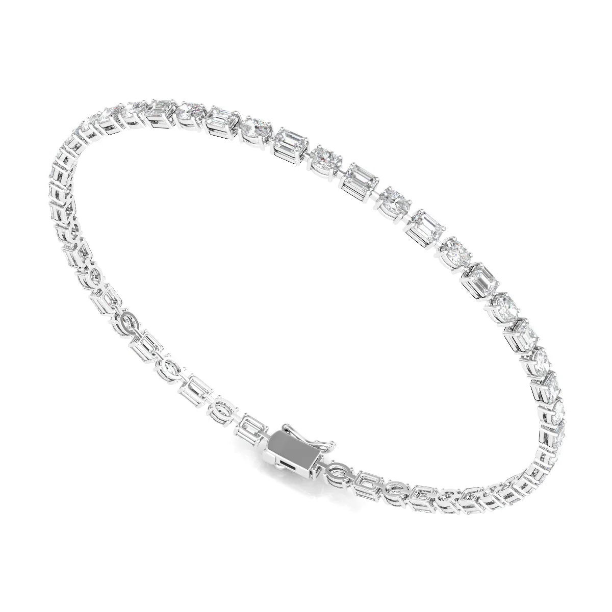Oval Emerald Tennis Bracelet