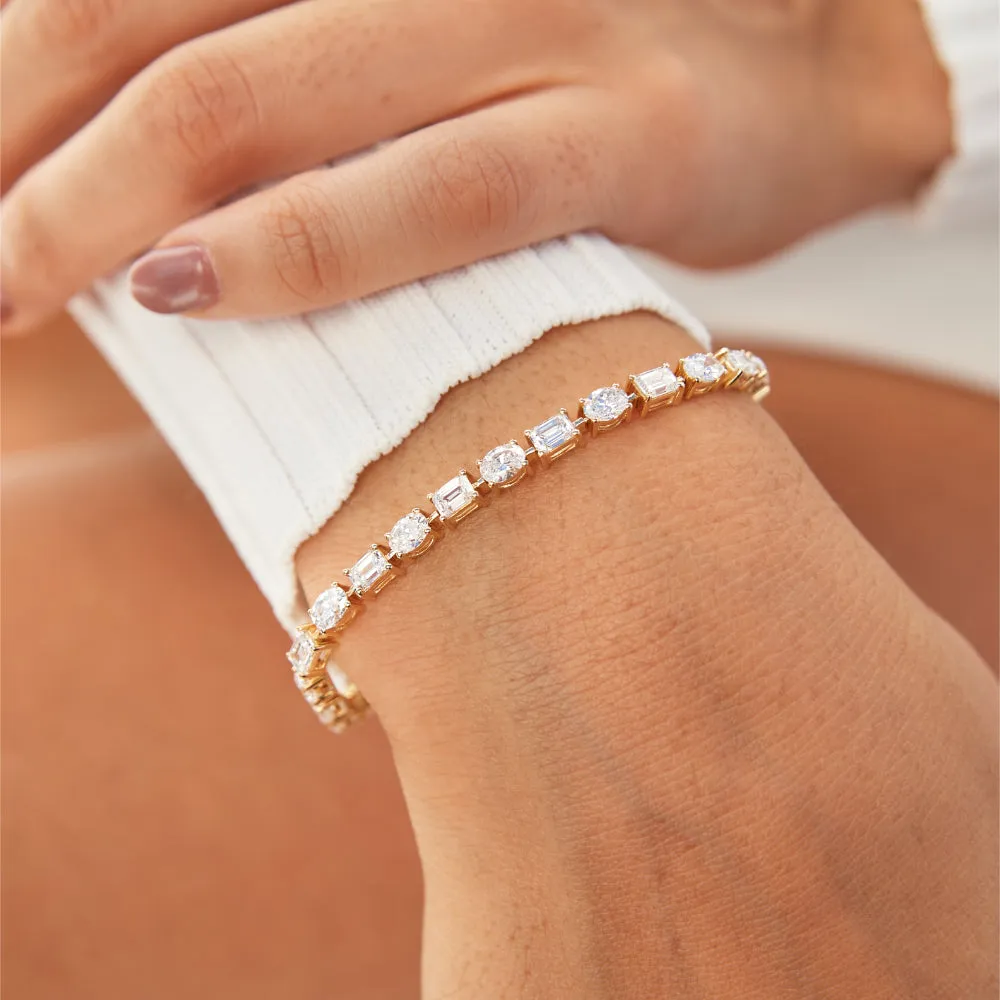 Oval Emerald Tennis Bracelet