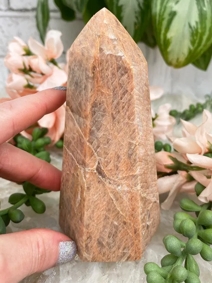 Peach Moonstone Point