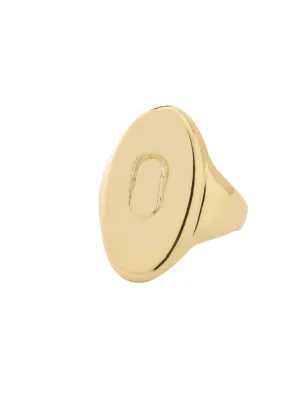 "O" Signet Statement Ring - RFK44BGMTL